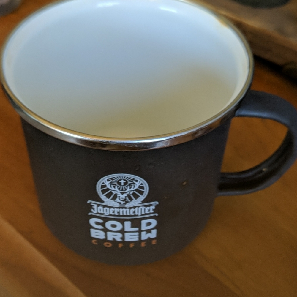 Jagermeister Cold Brew Coffee Metal Cup View 2